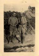 Mario Biavati con un compagno d'arme: Eritrea: 1936