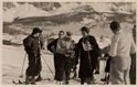 Pio Marsilli ed altri sugli sci: Serrada: 1938