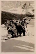 Staffetta vincitrice dello sci d'oro del re: Passo Rolle: 1937