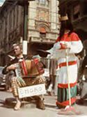 Festa degli studenti su via Rizzoli: Bologna: 1969