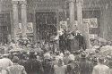Festa delle matricole: Bologna, 18 febbraio 1947: carro con tribunale e studenti travestiti da giudici