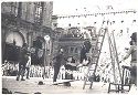 Festa delle matricole, circo Codonas: Bologna, piazza Maggiore: 1947