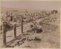 Timgad: via triumphalis: veduta verso l'arco di trionfo