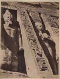 Abu Simbel: particolare del tempio di Ramses II