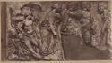 [Fregio raffigurante Artemide, Afrodite, Eros e quattro anziani: proviene dal Partenone, dettaglio della lastra n. 6: British Museum: Londra]