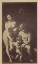 Venere con Mercurio e Cupido del Correggio: National Gallery: Londra