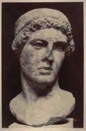 Testa marmorea di Perseo versione di un bronzo greco del 450 a. C.: collezione Castellani: British  Museum, 1743: Londra