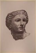 Testa bronzea di Afrodite, parte di una statua: 1. secolo a. C.: proviene da Satala: collezione Castellani: British Museum: Londra