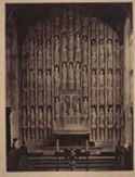 Dossale: cappella del All Souls College: università di Oxford