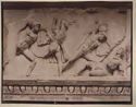 Fregio raffigurante un combattimento fra greci e amazzoni: proviene dal Mausoleo di Alicarnasso, figure 30-33: British Museum: Londra