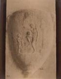 Loutrophoros in marmo pentelico trovato a Peiraios: museo archeologico nazionale: Atene