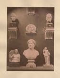 Busto del periodo romano in marmo pentelico: museo archeologico nazionale: Atene