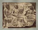 Fregio orientale del Partenone con Poseidone, Apollo ed Artemide: museo dell'Acropoli: Atene
