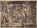 Atene: fregio del lato occidentale del Partenone: lastra n. 6, figure n. 11 e 12 con un cavaliere in preparazione e uno a cavallo