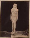 Statua romana di un egiziano: museo archeologico nazionale: Atene