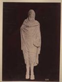 Statuetta in marmo pentelico del dio Pan trovata sul Pireo: museo archeologico nazionale: Atene