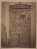 Stele funeraria di una donna: museo archeologico nazionale: Atene