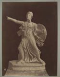 Statua di Atena trovata ad Epidauro: museo archeologico nazionale: Atene