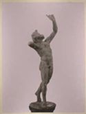 Statuetta bronzea di un satiro: museo archeologico nazionale: Atene