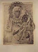 Icona con la Madonna e il bambino: monastero della Trinità di San Sergio: Sergiev Posad