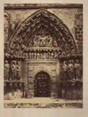 Catedral de Burgos: puerta alta de la Coroneria