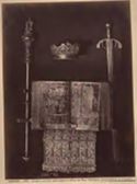 Granade: sceptre, couronne, épée, missel et coffret des rois catholiques: (de la catédrale de Grenade)