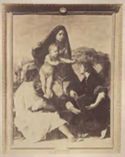 [La Madonna, il bambino, un santo e un angelo di Andrea del Sarto: museo del Prado: Madrid]