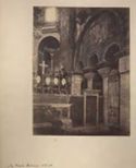Mosaico nella lunetta a sinistra raffigurante la storia di Abramo e del figlio Isacco: basilica di San Vitale, presbiterio: Ravenna
