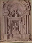 Ravenna: Emilia: oratorio di S. Carlo: tabernacolo in marmo (Rinascimento)
