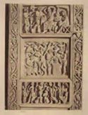 Ravenna: cattedrale: storia di Giuseppe, bassorilievi in avorio alla sedia pastorale di S. Massimiano (6. secolo)