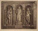 Cesena: cattedrale: dossale d'altare con i santi Lorenzo Cristoforo ed Eustachio (Donatello)