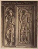 Cattedra di Massimiano, particolare con gli Evangelisti: museo arcivescovile: Ravenna