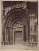 Parma: battistero: portale settentrionale detto della Vergine