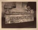 Sarcofago etrusco con figura distesa detta sacerdote di Giove: museo nazionale tarquiniese: Tarquinia