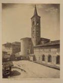 Urbino: chiesa di s. Francesco: parte posteriore col campanile