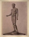 Napoli: museo nazionale: Efebo: (scultura greca. Pompei)