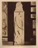 Napoli: museo nazionale: cacciatore in riposo: marmo greco arcaico: (Borgia)