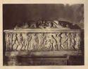 Napoli: chiesa di s. Chiara: sarcofago greco con mito di Protesilao e Laodamia