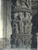 La crocifissione: dettaglio del candelabro di S. Paolo