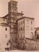 Roma: chiesa dei SS. Giov[anni] e Paolo sul Celio: il campanile (12. secolo)
