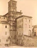 Roma: chiesa dei Ss. Giov[anni] e Paolo sul Celio: il campanile (12. secolo)