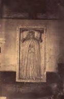 Lastra tombale di Beato Nicola da Forca Palena: chiesa di S. Onofrio al Gianicolo: Roma