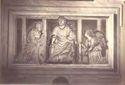 Altorilievo del Bregno, S. Pietro tra il cardinale e l'angelo liberatore: basilica di S. Pietro in Vincoli: Roma