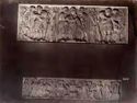 Sarcofago con il Buon Pastore, la vigna simbolica e altro frammento: museo Pio Cristiano: Roma