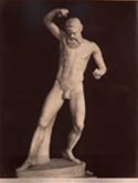 Roma: museo Lateranense: fauno danzante (scultura antica)
