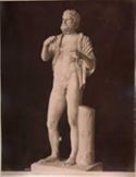 Roma: galleria della villa Borghese: Tirteo (scultura antica)