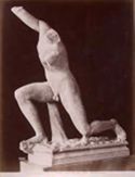 Roma: museo nazionale: atleta (scultura antica)