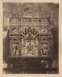Altare marmoreo di Andrea Bregno e aiuti: chiesa di S. Gregorio Magno, cappella Salviati: Roma