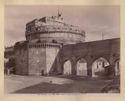 Roma: castel S. Angelo: veduta del lato posteriore