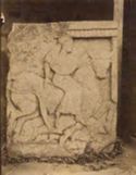 Europa rapita da Giove sotto forma di toro che galoppa sul mare: metope: salone di Selinunte: museo regionale archeologico: Palermo